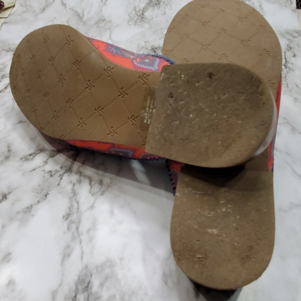 Jack Rogers Delaney Mules size 7 Paisley Print - Picture 8 of 8